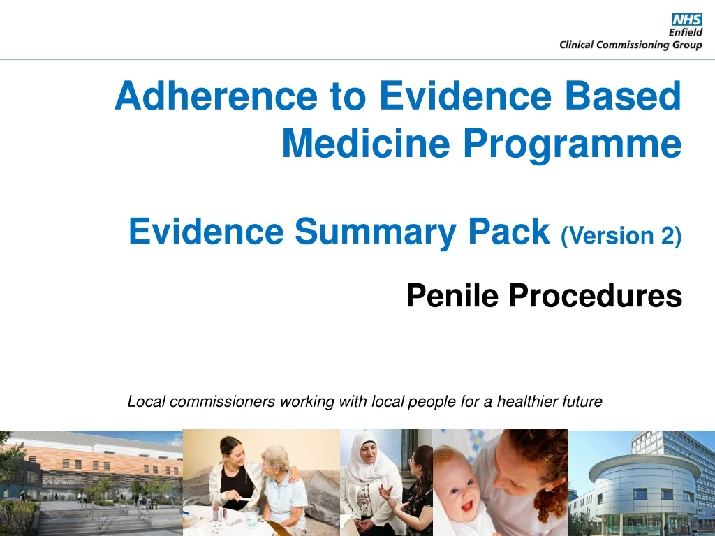 adherence to evidence based medicine programme evidence summary pack version 2