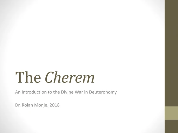 The Cherem