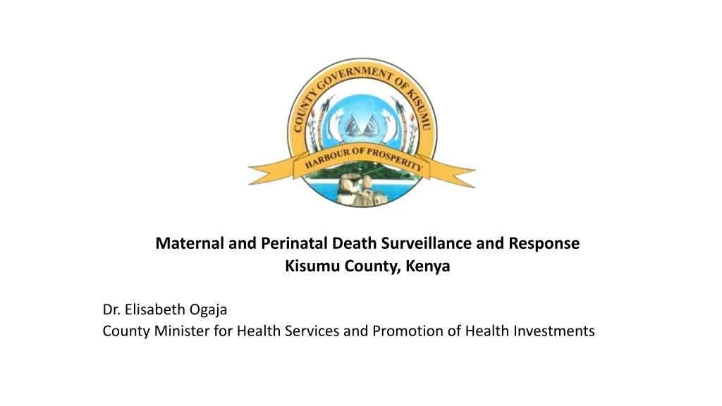 maternal and perinatal death surveillance