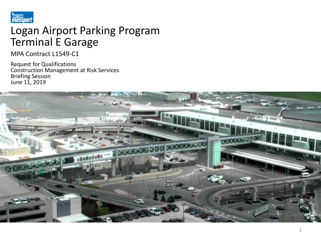 logan airport parking program terminal e garage