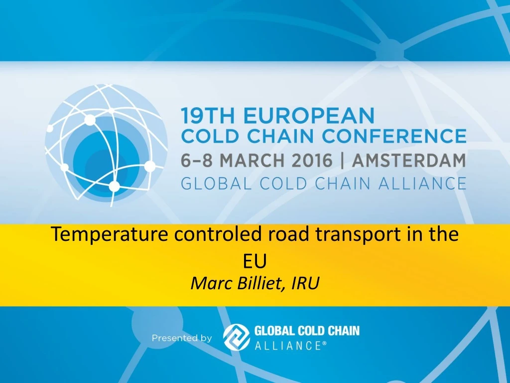 temperature controled road transport in the eu