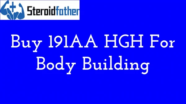 Buy 191AA HGH for Body Building