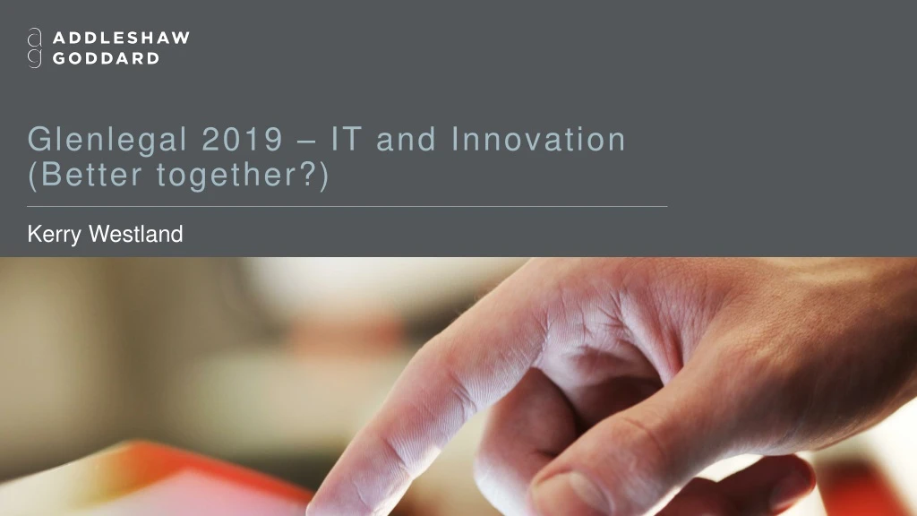 glenlegal 2019 it and innovation better together
