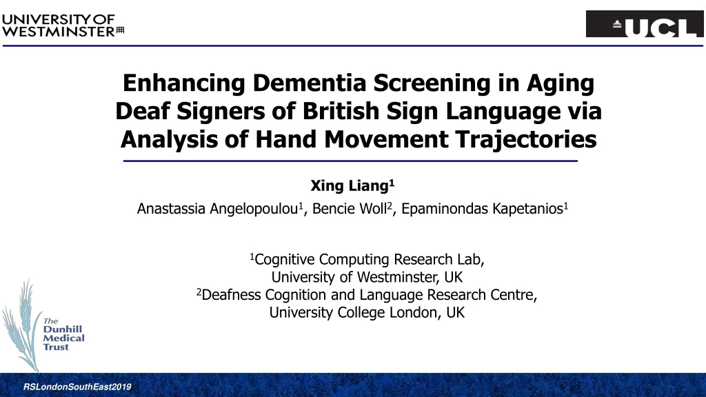 enhancing dementia screening in aging deaf