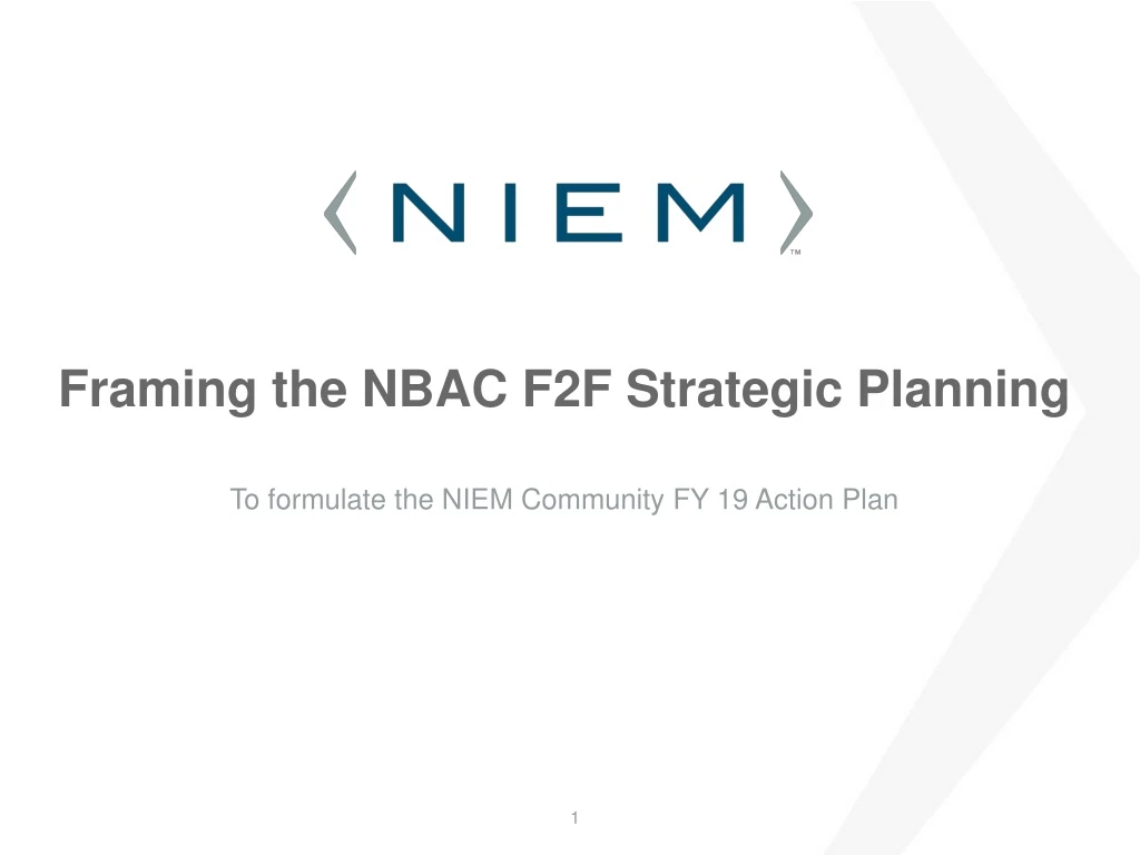 framing the nbac f2f strategic planning