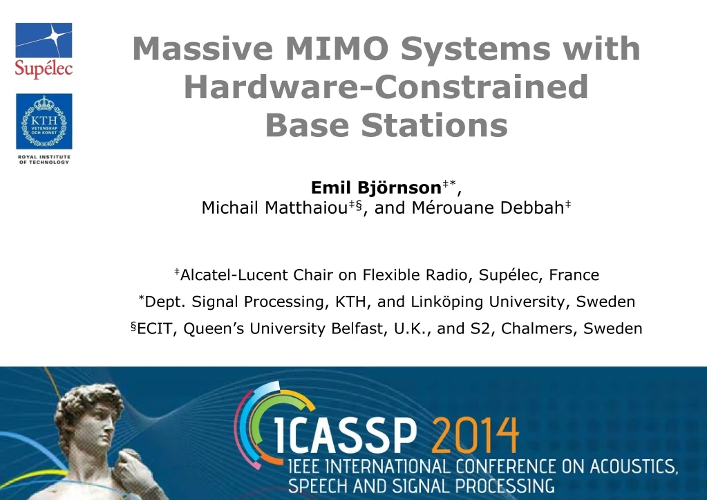 massive mimo systems with hardware constrained base stations