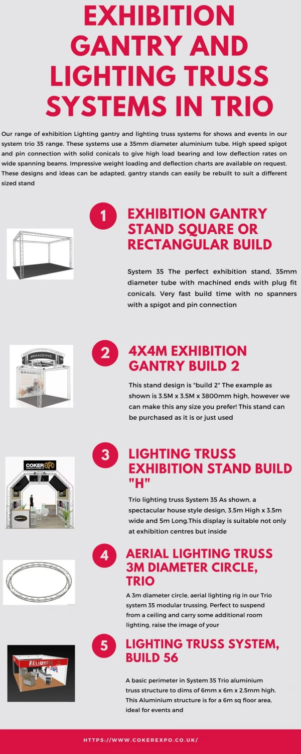 Our Complete Range of Lighting Gantry And Truss Designs