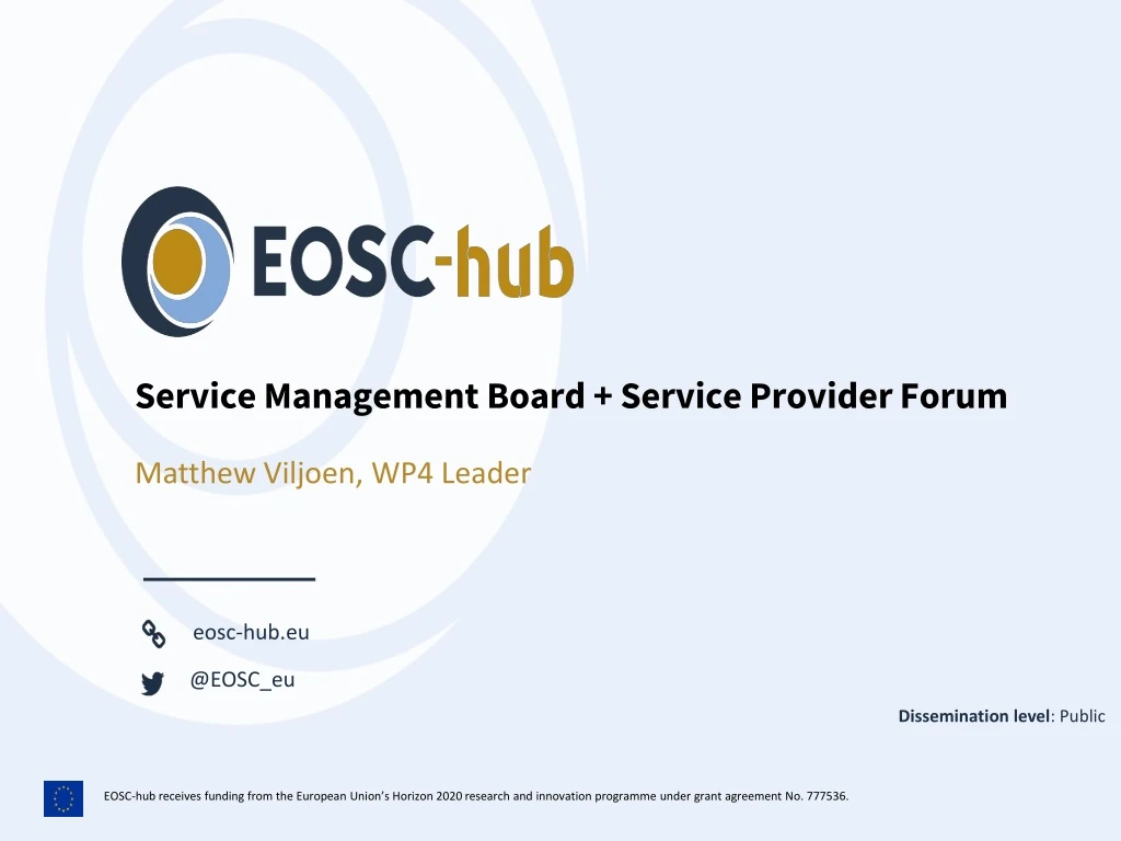 service management board service provider forum