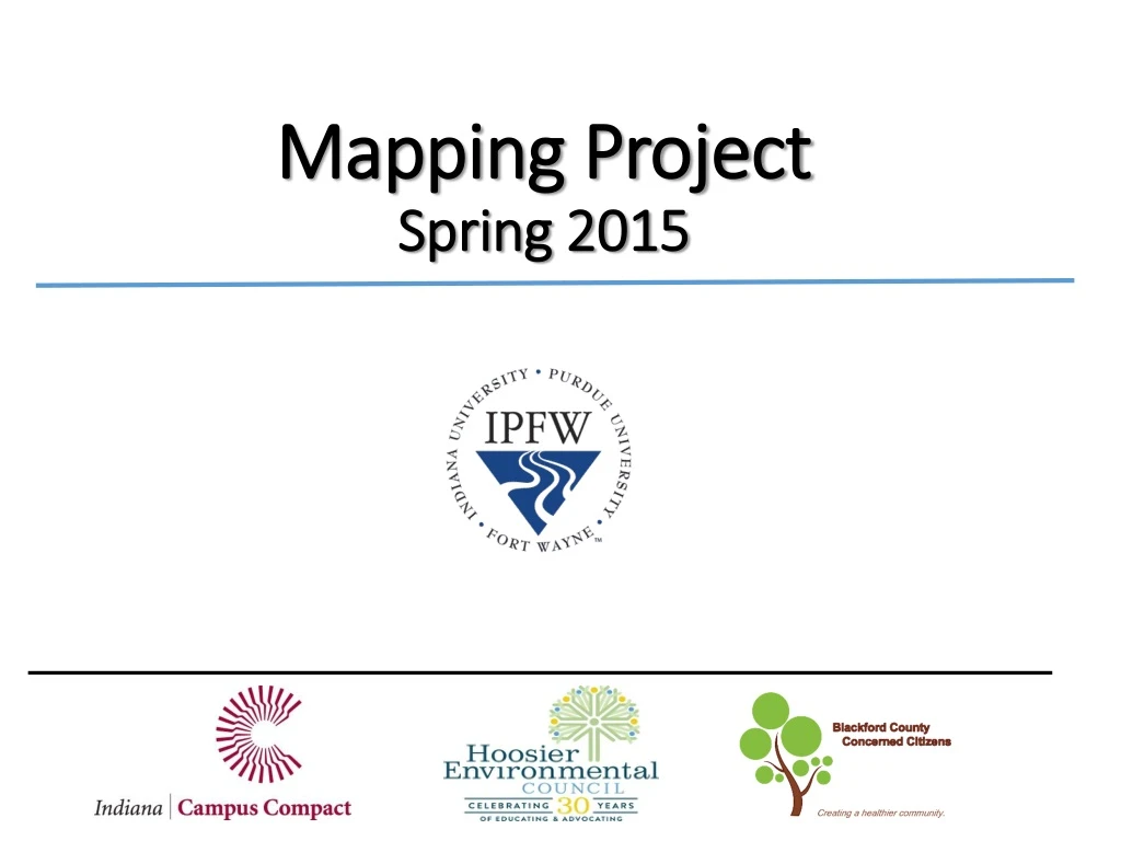 mapping project spring 2015