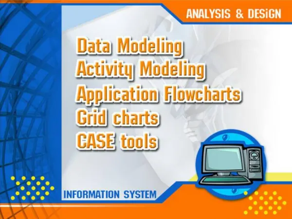 Information Systems Analysis Design