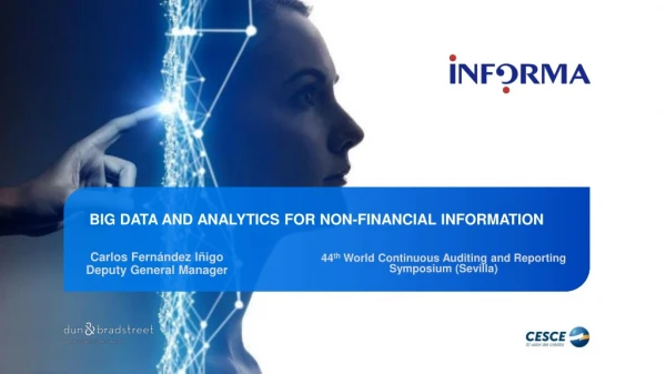 Big data and Analytics for non-financial information