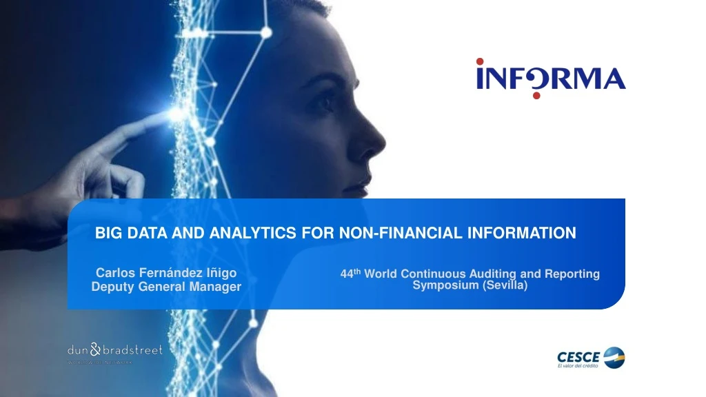 big data and analytics for non financial information