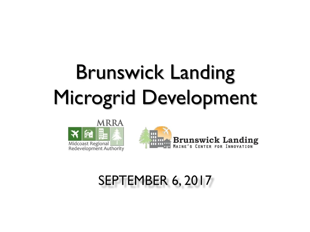 brunswick landing microgrid development