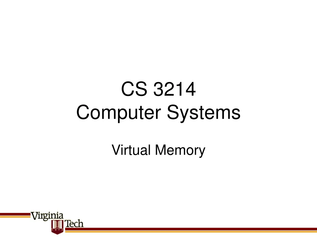 cs 3214 computer systems