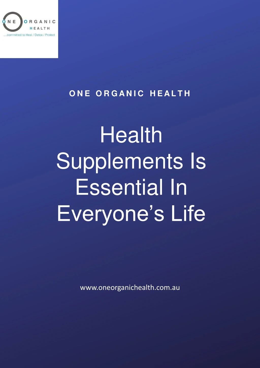 health supplements is essential in everyone s life