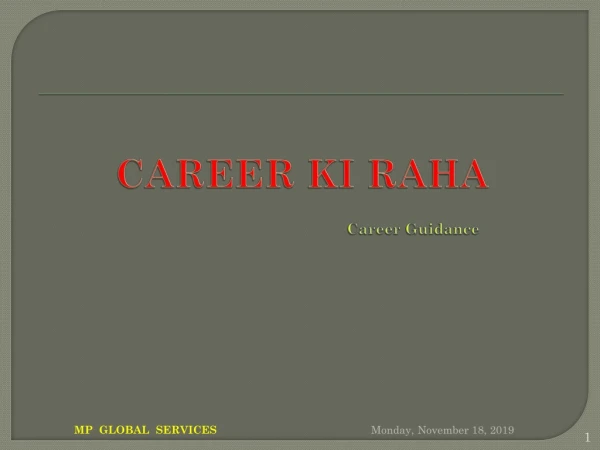 CAREER KI RAHA Career Guidance
