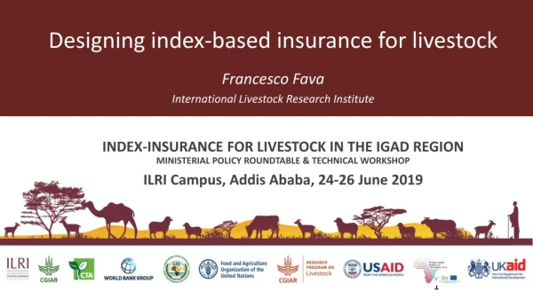 Designing index-based insurance for livestock