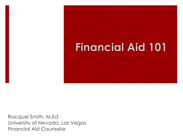 Financial Aid 101