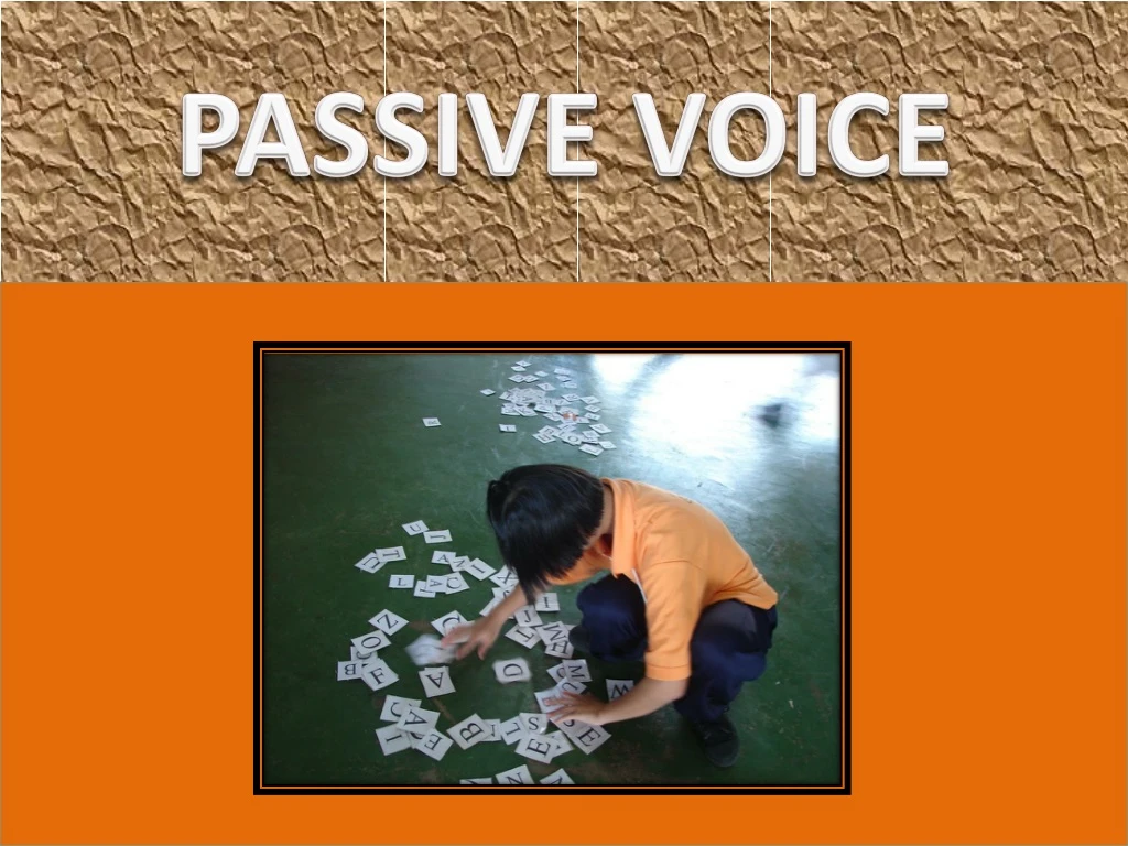 passive voice