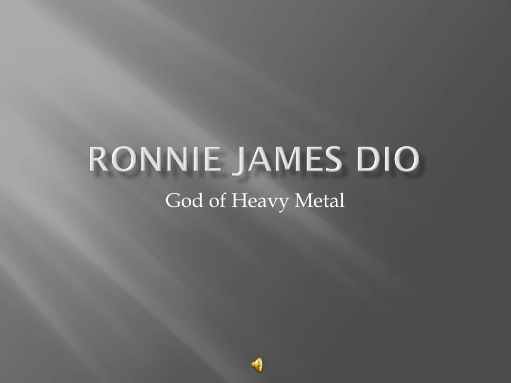 ronnie james dio