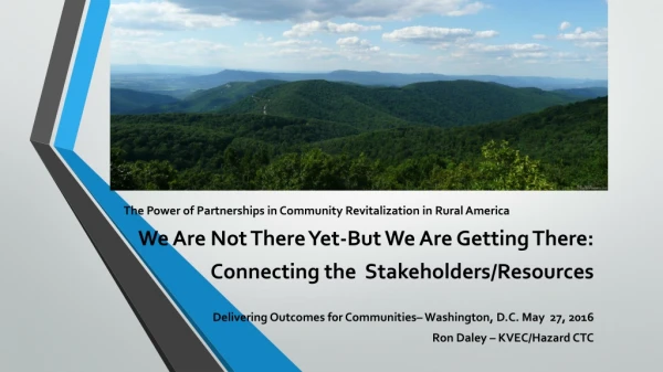 The Power of Partnerships in Community Revitalization in Rural America