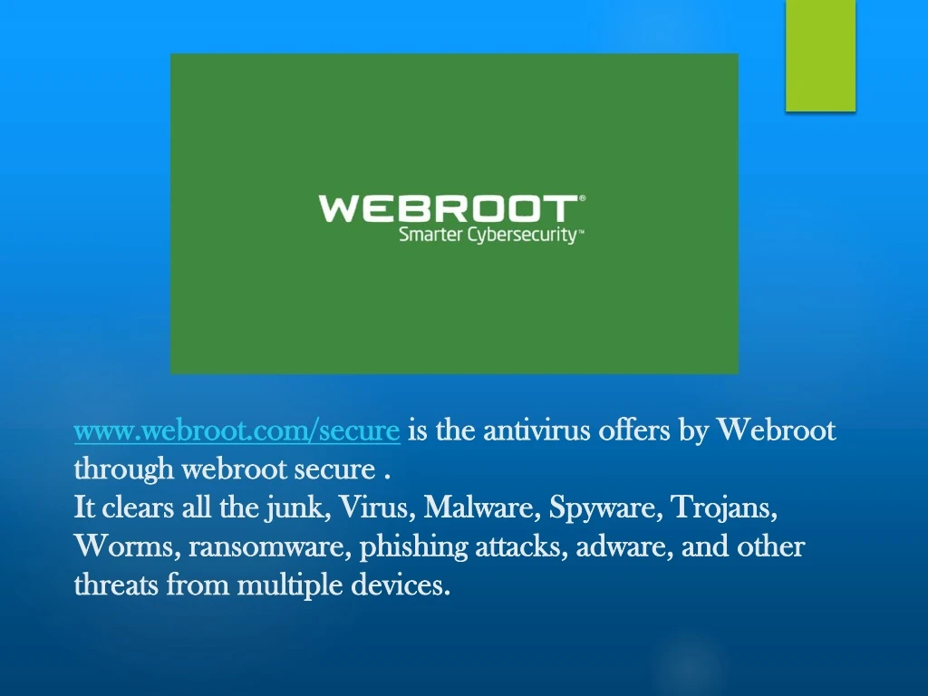 www webroot com secure is the antivirus offers