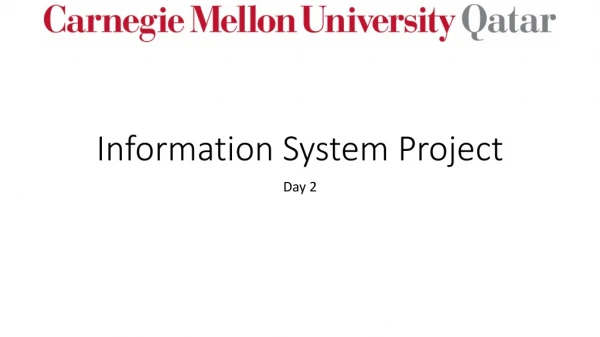 Information System Project