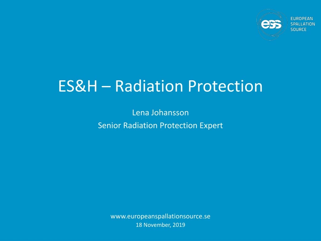 es h radiation protection