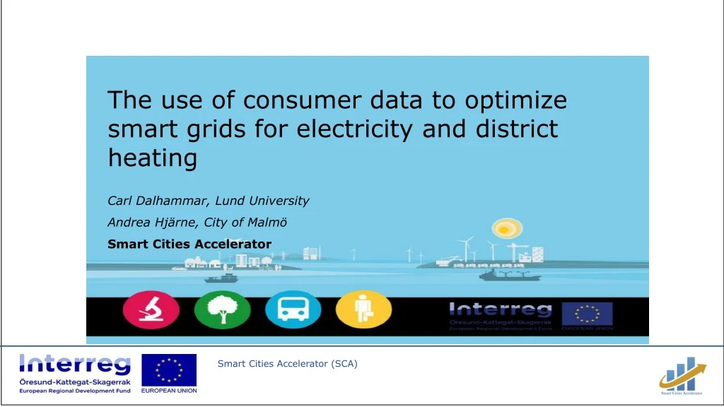 the use of consumer data to optimize smart grids