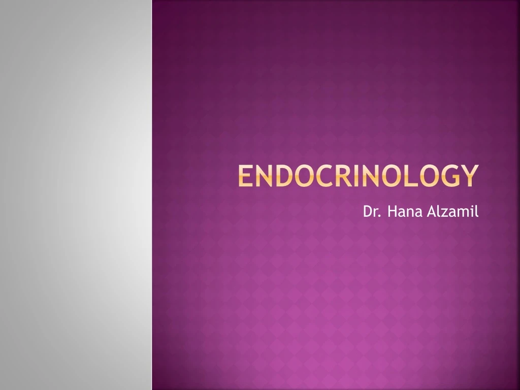 endocrinology