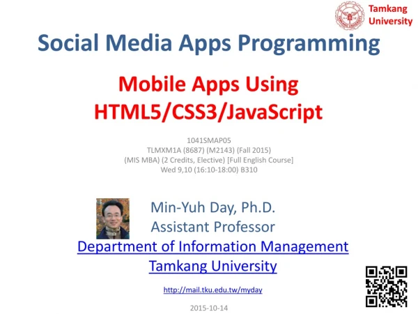 Social Media Apps Programming