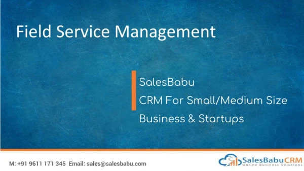 field service management