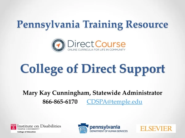 Pennsylvania Training Resource