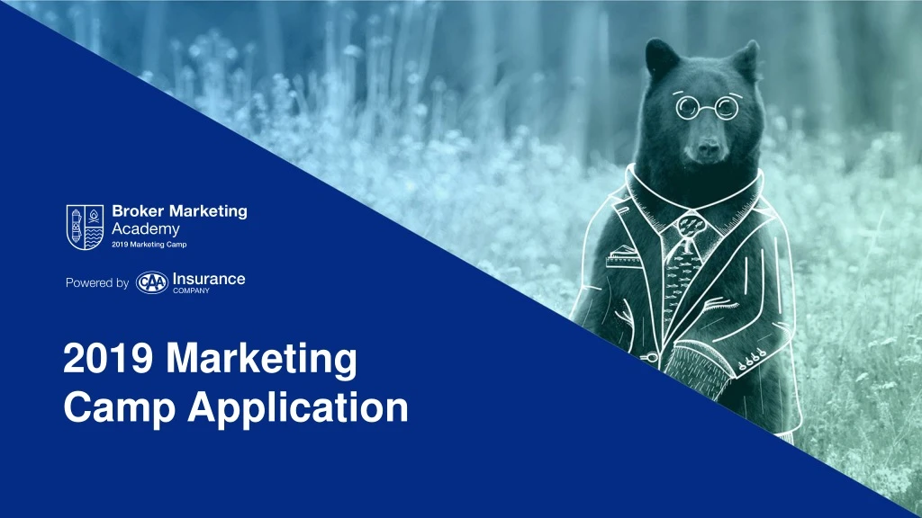 2019 marketing camp application