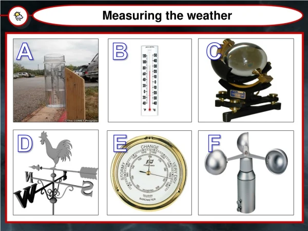Measuring the weather