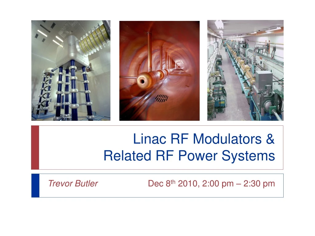 linac rf modulators related rf power systems