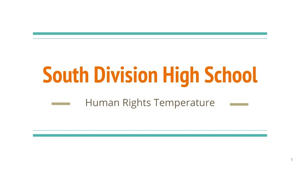 south division high school