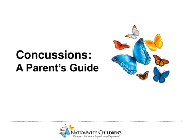 Concussions: A Parent’s Guide