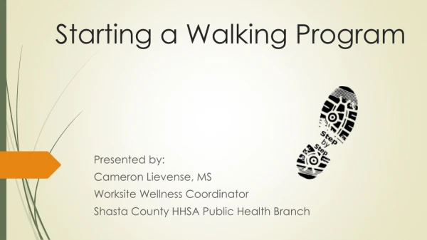 Starting a Walking Program