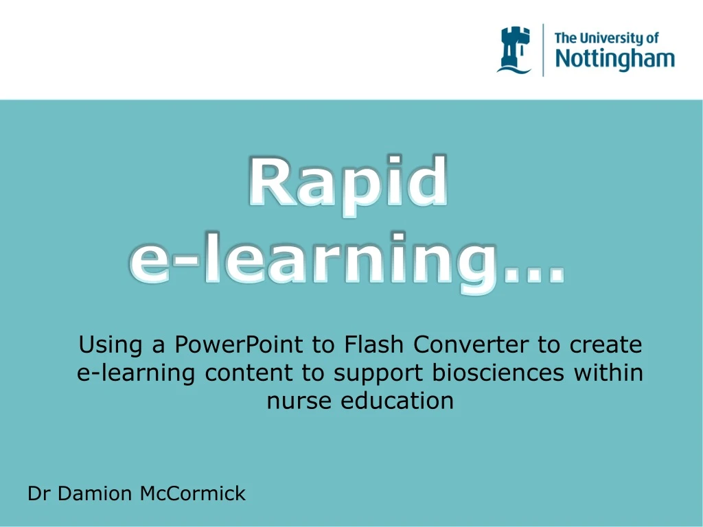 rapid e learning