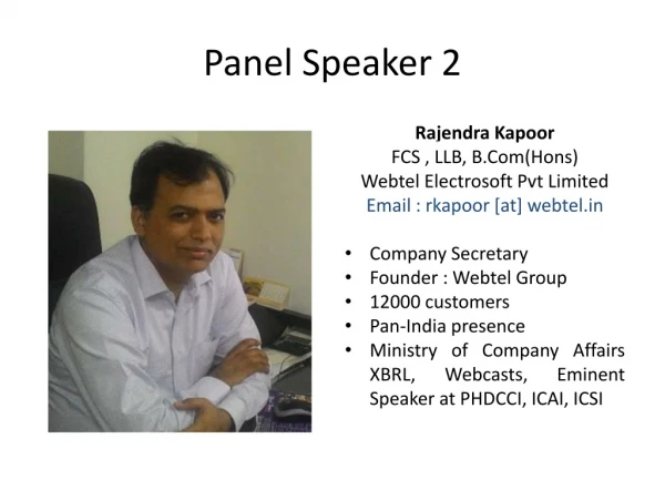 Panel Speaker 2