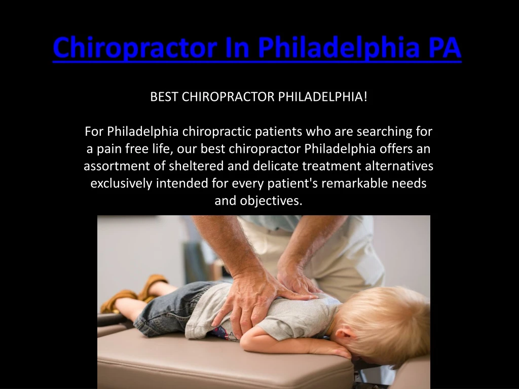 chiropractor in philadelphia pa