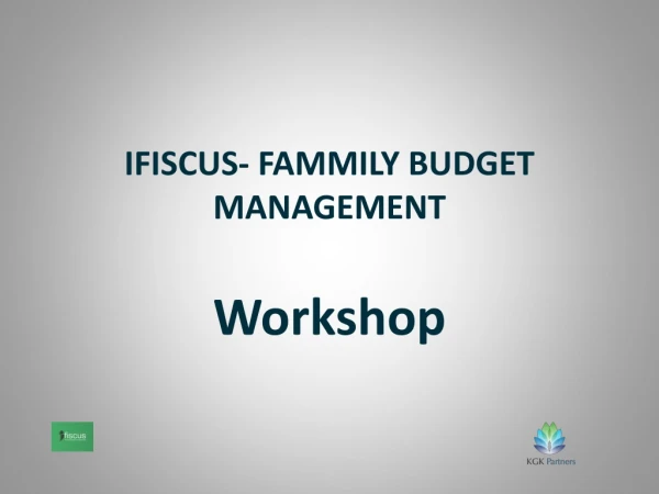 IFISCUS- FAMMILY BUDGET MANAGEMENT