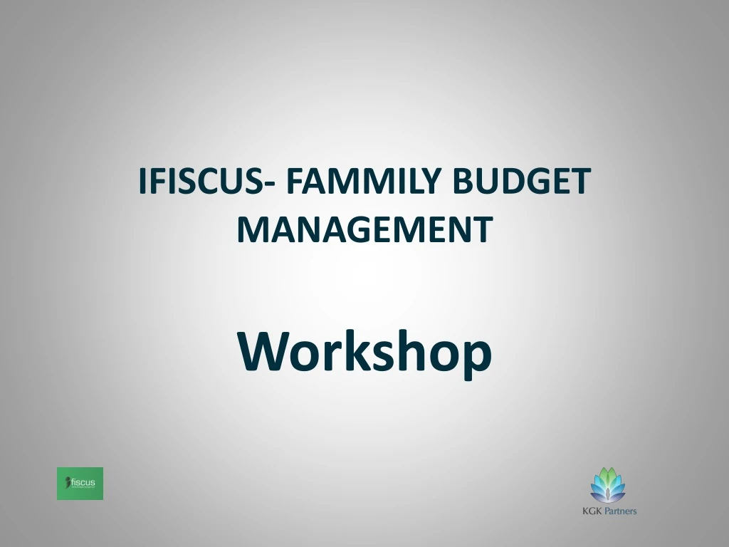 ifiscus fammily budget management