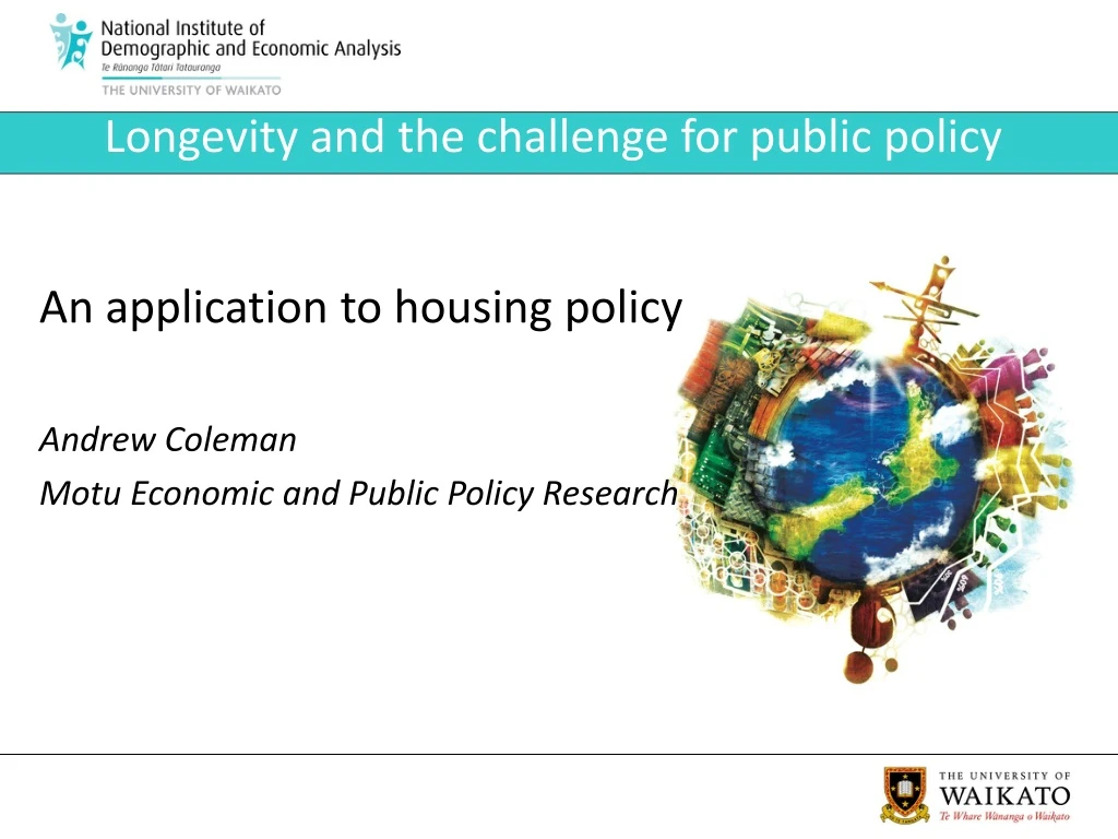 longevity and the challenge for public policy