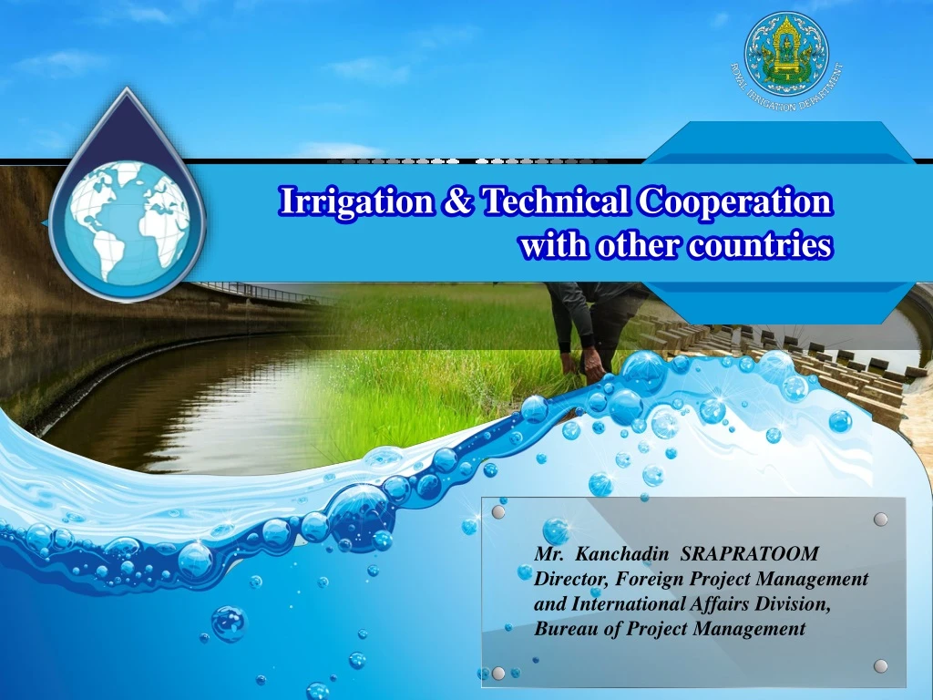 irrigation technical cooperation with other