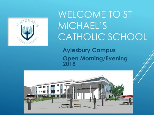 Welcome to St Michael’s Catholic School