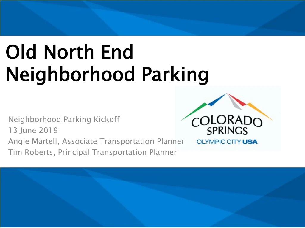 old north end neighborhood parking