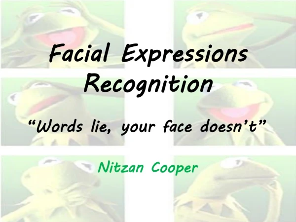 Facial Expressions Recognition