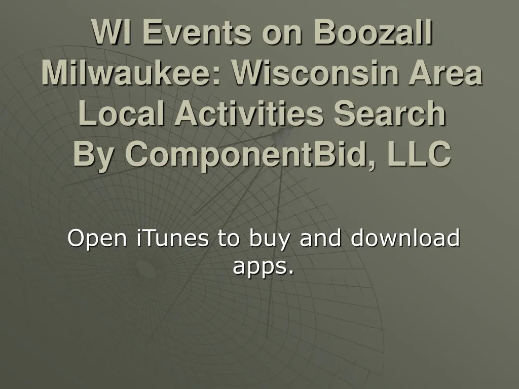 wi events on boozall milwaukee wisconsin area local activities search by componentbid llc